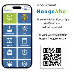 Werbung für die Hooge App
