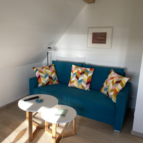 Sofa in Wohnung Gezeitenblick