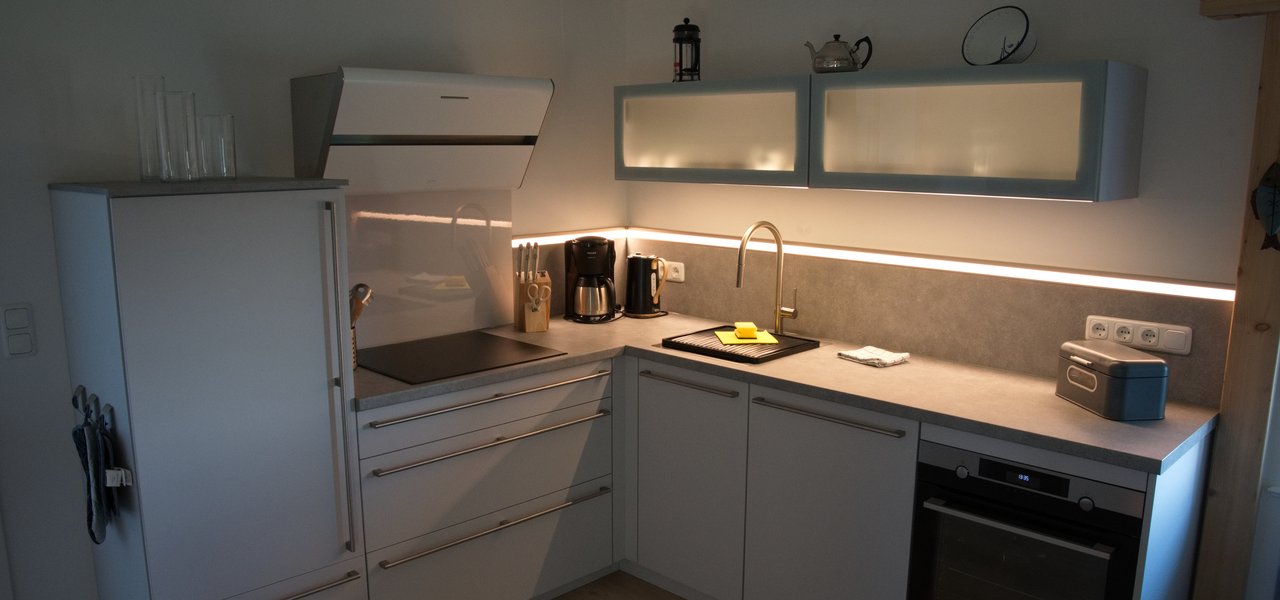 Küche in der Wohnung Gezeitenblick